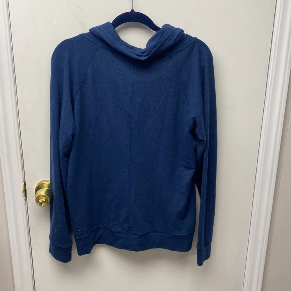 Zella Blue Full Zip Sweatshirt Jacket Size Medium